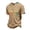 Khaki, variant on jxwkldstb Vintage 1969 Original Parts Short Sleeve Crew Neck T Shirt with Rainbow Trim and Graphic Print for Men Women