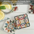 thumbnail image 6 of Thirstystone Barn Quilt 4-Pack Stone Tumbled Tile Coasters, 6 of 7