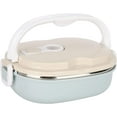 thumbnail image 4 of Boxes, Thermal Insulated Hot Food Lunch Containers, Stainless Steel Insulated Thermal Food Container, Student Portable Hot Food Warmer Lunch Box Accessories (Monolayer), 4 of 8