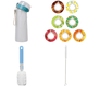 thumbnail image 1 of Botella Bebida 650ML Reutilizable Flavo Camping Senderismo Drinkware () Rojo Blanco, 1 of 9