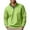 Green, variant on Clearance! Hontri New Men's Sweater Casual Zipper Stand Neck Thickened And Velvet Solid Color Men's Sweater Men's Hoodless Sweatshirt Red L