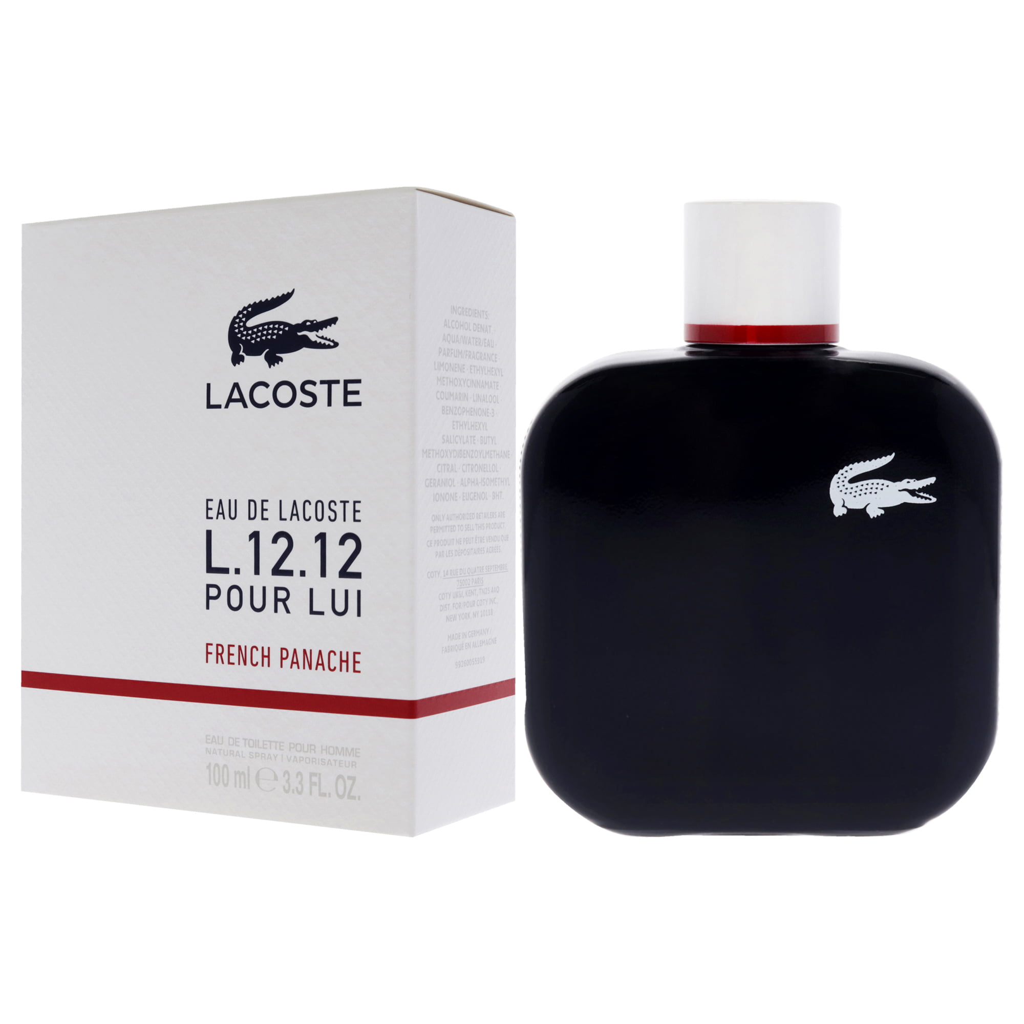 Lacoste Eau de Lacoste L.12.12 Pour Homme French Panache by for Women 3.3 oz EDT Spray - Walmart.com
