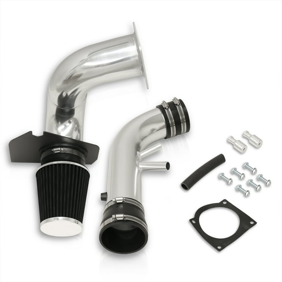 AJP Distributors Cold Air Intake CAI Induction Piping System Polish   Filter Compatible/Replacement For Ford Mustang GT 4.6L V8 1996 1997 1998 1999 2000 2001 2002 2003 2004 96 97 98 99 00 01 02 03 04