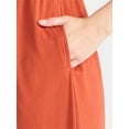 thumbnail image 3 of Time and Tru Women's Sleeveless Tiered Cotton Midi Dress, Sizes XS-XXXL, 3 of 4