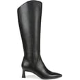 thumbnail image 2 of Naturalizer Women's Deesha Knee High Boot Black Leather Narrow Calf 8M, 2 of 5