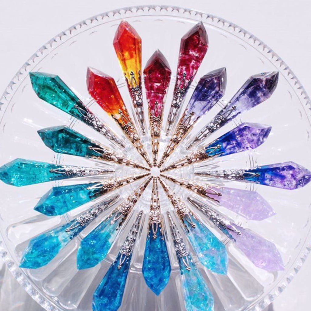 ✪ 1 Set Crystal Epoxy Resin Mold Pendulum Casting Silicone Mould Crafts Making Too