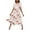 Red(NEW), variant on Patlollav Womens Flower Printing Casual Short Sleeve Crewneck Dress Casual Flowy Tiered Maxi Beach Dress