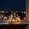 thumbnail image 7 of WEGFTDUOP Easter Decorations 2D Character Birth Scene Living Room Bedroom Decorative Handicrafts Acrylic Rotating Standing Sign Ornaments, 7 of 7