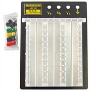 2390 Tie Point Solderless Breadboard with 4 Binding Posts, Metal Backplate