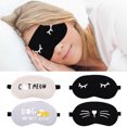 thumbnail image 3 of Bangcool 3PCS Sleeping Mask Creative Cartoon Eye Mask Eye Cover Eye Blinder with Ice Pack, 3 of 10
