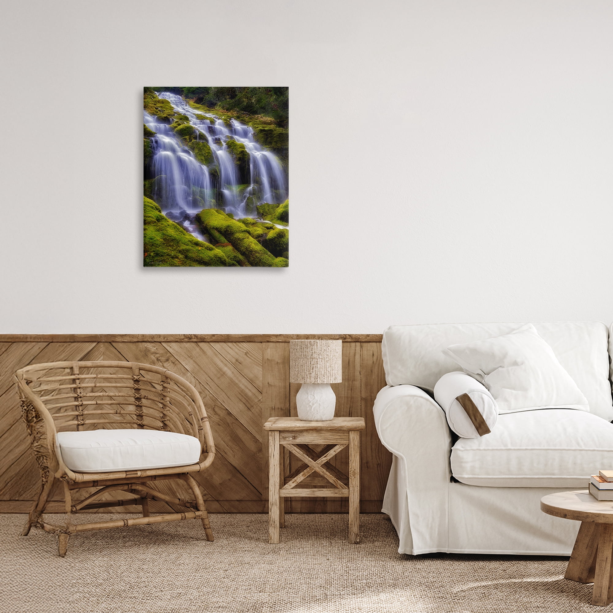Stupell Industries Upper Proxy Falls Canvas Wall Art, design by Dennis Frates
