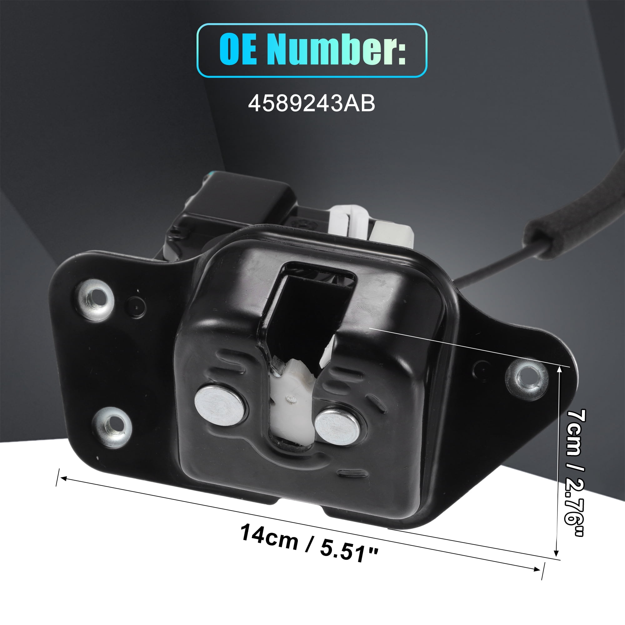 Unique Bargains Rear Liftgate Lock Actuator for Dodge Grand Caravan and for Jeep Cherokee