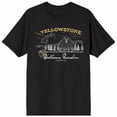 thumbnail image 4 of Yellowstone Dutton Ranch Forest Composition Art Crew Neck Short Sleeve Men's Black T-shirt-Large, 4 of 7