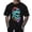 Black, variant on Mens Short Sleeve Graphic Tee Shirt Retro Skull Print Breathable Casual Rock Style Crew Neck T-Shirts