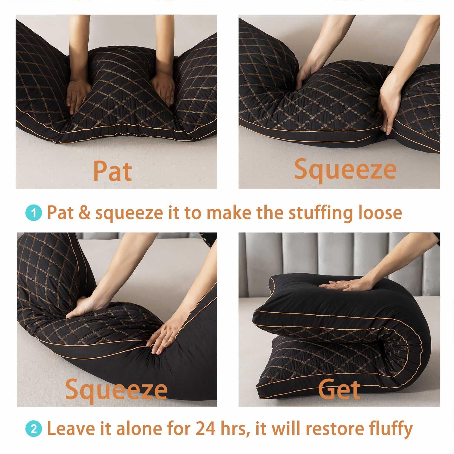 Memory Foam Body Pillow with Plush Fuzzy Cover Full-Length Support Pillow for Adults Soft Comfortable Sleeping Aid