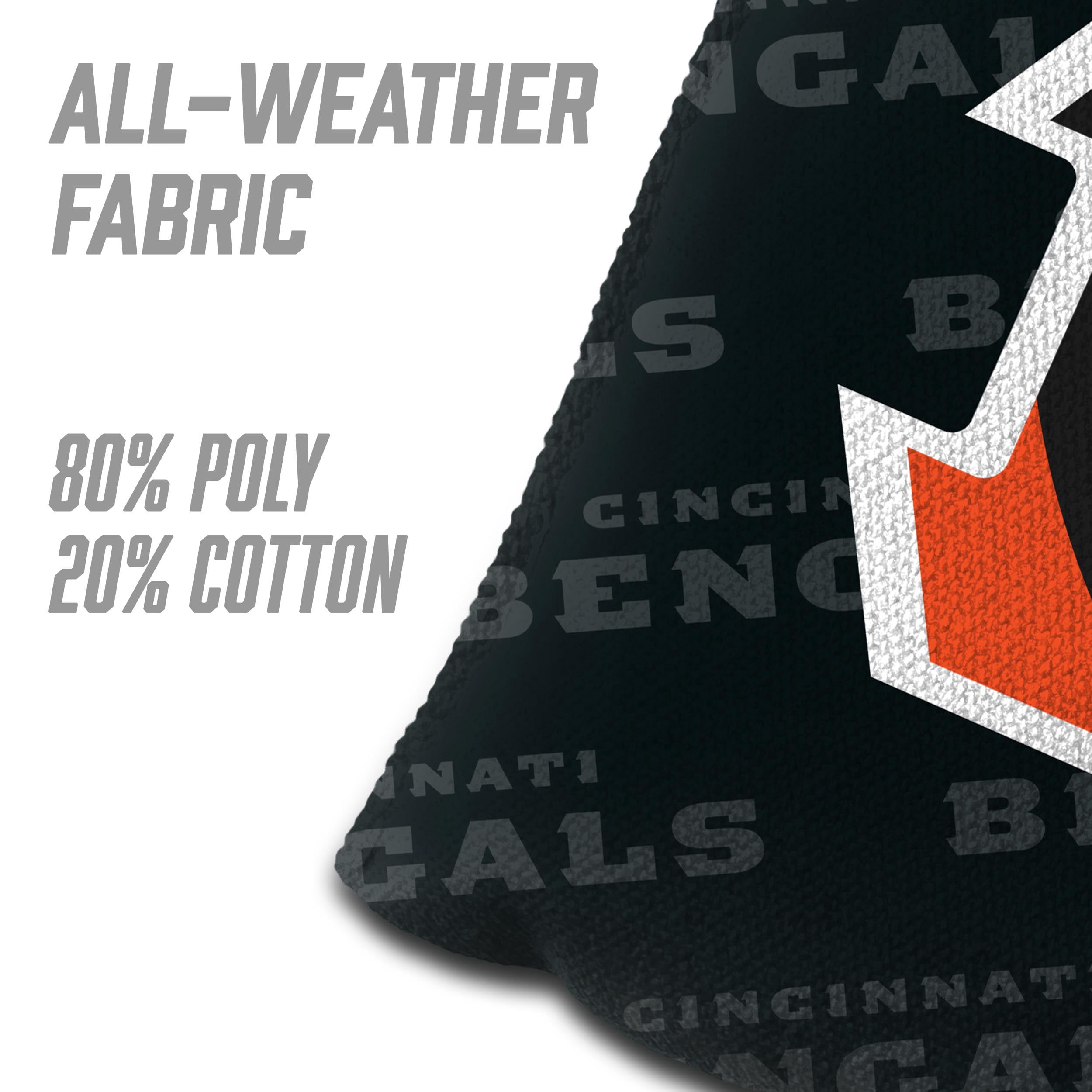NFL Cincinnati Bengals Cornhole Bags - 4PK - Black