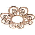 thumbnail image 2 of Ekena Millwork 22"OD x 7 1/2"ID x 3/8"T Cohen Wood Fretwork Pierced Ceiling Medallion, Cherry, 2 of 3