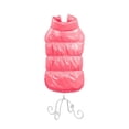 thumbnail image 1 of maskred Veste d'Hiver en Polyester pour Animaux de Compagnie pour Chiens Essentiel de Garde-Robe d'Hiver Chaud et Confortable Rose TG, 1 of 6