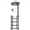 Black, variant on Toilet Paper Holder Toilet Paper Stand and Dispenser for 3 Spare Rolls Metal Wire Free-Standing Toilet Tissue Paper Roll Storage Shelf Bathroom Accessories Storage Organizer Black