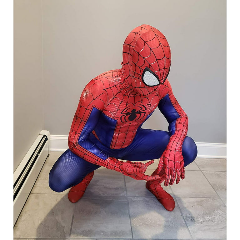 Amazing Spiderman Mask Fabric Lycra Spandex Stretch 