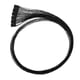 thumbnail image 5 of PTOOTP Extensiones de cabello humano real con cinta adhesiva, color negro, liso, de 45 cm, 5 of 7