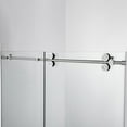 thumbnail image 3 of Vinnova 312056-SS-BN 56 x 78 in. Villena Single Sliding Frameless Shower Door, Brushed Nickel, 3 of 7