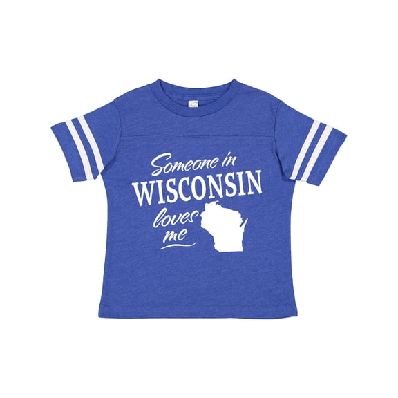 Inktastic Someone in Wisconsin Loves Me Boys or Girls Toddler T-Shirt
