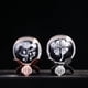 thumbnail image 3 of Bola de cristal con tallado interior Bola de cristal Galaxia del sol Manualidades para el hogar Adornos Tallado láser Tallado interior Luna, 3 of 5
