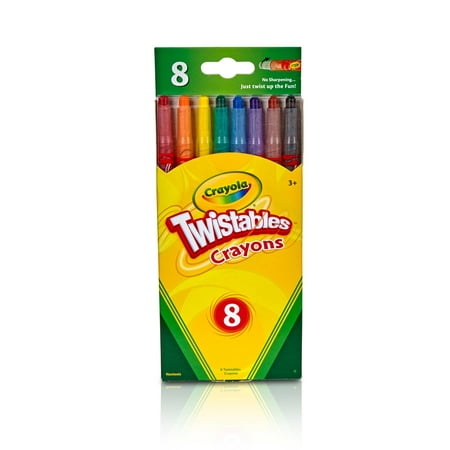 Crayola Twistables Crayon Set, 8-Colors