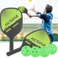 thumbnail image 3 of Pickleball Paddles Set of 2 with Portable Lightweight Comfort Grip Green, 3 of 8