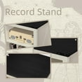 thumbnail image 5 of Record Player Stand with Vinyl Record Storage Holds up to 160 Albums,Large Wood Record Player Table，White Turntable Stand Cabinet Dispaly Shelf for Living Room,Bedroom,Office, 5 of 10