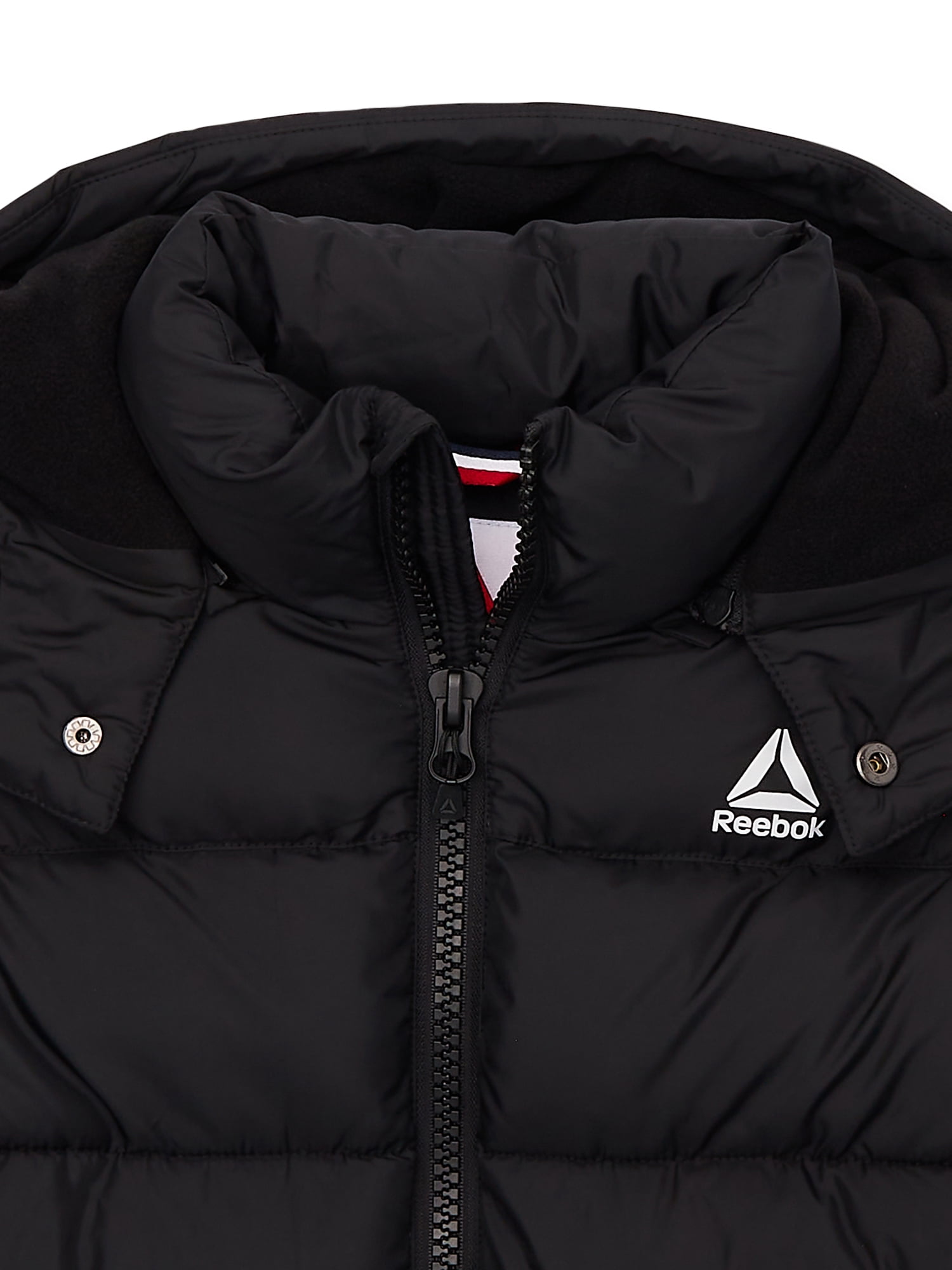 Reebok Boy’s Colorblock Hooded Heavyweight Puffer Jacket, Sizes 8-20
