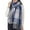 Blue Grey, variant on Ksopiavobs Women's Long Plaid Blanket Chunky Oversized Winter/Fall Warm Scarf Big Tartan Scarves Wrap Shawl
