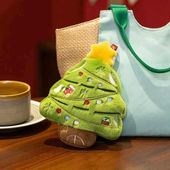 Dvkptbk Polyester Doll 18cm Christmas Cedar Pendant Holiday Products Christmas Decorations