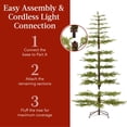 thumbnail image 4 of Árbol de Navidad Best Choice Products preiluminado, 6 pies con 880 puntas, 4 of 7