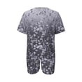 thumbnail image 4 of Ensembles de Mode pour Femmes, Blouse à Col Rond, Hauts à Manches Courtes, Shorts, Costume Décontracté, Ensembles d'Entraînement pour Femmes en Liquidation, 4 of 5