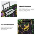 thumbnail image 5 of Easygdp Mardi Gras6 Print Elastic and Washable Suitcase Protective Cover with Hidden Zipper Fits 18-32 inch Luggage -Large, 5 of 9