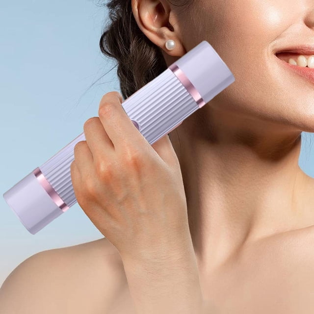 Mujeres Recortador de cabello Epilator húmedo y seco Herramienta de afeitado Mujeres Remopadoras eléctricas Damas Recortador de cabello para Hermana Púrpura