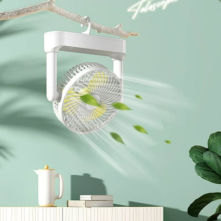 

New Office Desktop Table Fans for Bedroom Fan for Car Telescopic Office Fan Electric Fan Portable Outdoor Hand Fan Wall Clip Fan Mounted Rechargeable Student Dormitory Small Fan