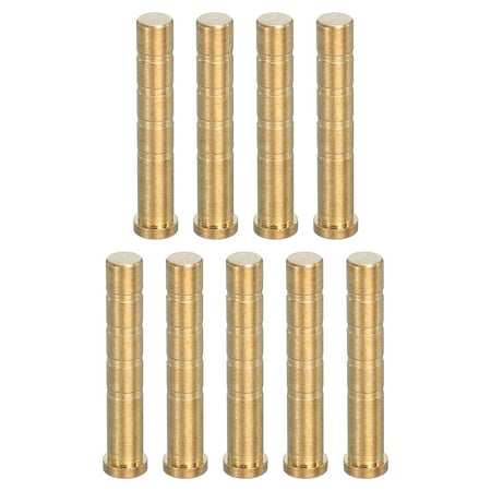100 Grain Archery Arrow Brass Insert Insert Screw Copper Brass Arrow for .244/ 6.2mm Carbon Arrows 9 Pack