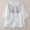 White, variant on Womens Tops 3/4 Sleeve Button Loose Casual Blouse Summer Tops for Women