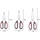 thumbnail image 4 of 3pcs Anti-scalding Charcoal Clip Food Clip Barbecue Tool Plastic Handle, 4 of 4