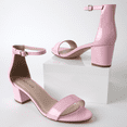 thumbnail image 4 of J. Adams Daisy Heel , Ankle Strap Block Heels Block Heel Open Toe Shoes, Heel Comfortable and Stylish for Women, 4 of 7