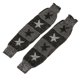 thumbnail image 1 of Women Winter Faux Wool Knit Leg Warmers Colorblock Striped Star Jacquard Crochet Boot Cuffs Sleeves Knee High Footless Socks Stockings Garters Ginger, 1 of 4
