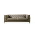 thumbnail image 2 of Chic Home Carlyle Sofa Linen Textured Upholstery Plush Tufted, 2 of 7