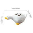 thumbnail image 4 of Shoreew Duck Toothbrush Holder Ceramic Cute Toothbrush Organizer Decorative Cartoon Duck Toothbrush Stand for Bathroom Decor And Storage, 4 of 7