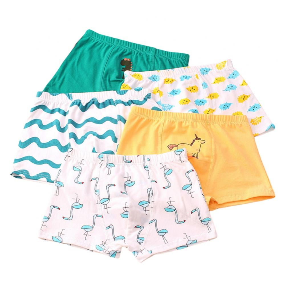 Little Girls' Boyshort Panties Briefs Soft Cotton Underwear Kid Undies