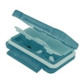 thumbnail image 2 of Unique Bargains 1 Pc 6 Grids Single Layer Pill Case Portable for Travel Blue, 2 of 6