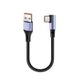 thumbnail image 7 of Lerpwige Short USB to Type C Charging Cable 6A Rapid Power Delivery Wire Line 15/30cm, 7 of 7