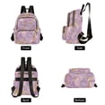 thumbnail image 4 of FORMRS Mini Backpack Purse for Women Travel Daypack Casual Shoulder Bag, Pastel Pink Marble Pattern, 4 of 7